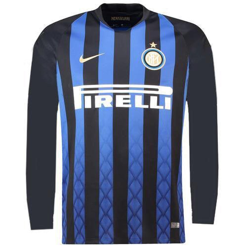 Maillot Football Inter Milan Domicile ML 2018-19 Bleu